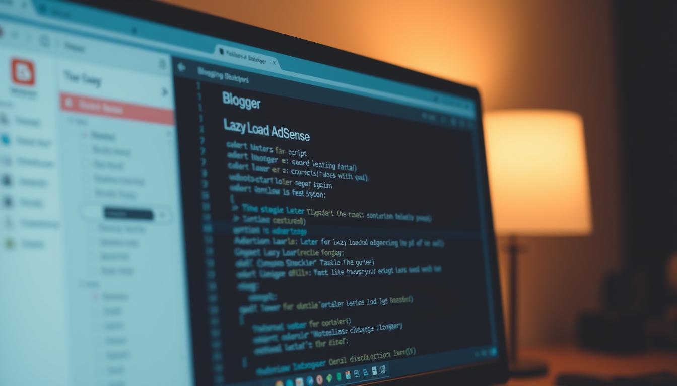 cara pasang script lazy load iklan adsense di blogger