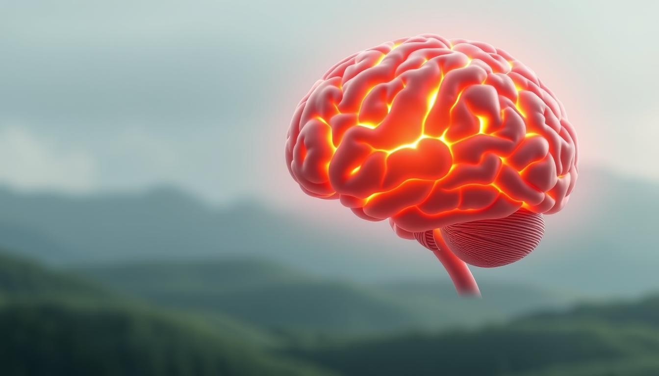 Buone Pratiche in Neurologia: L'Alleanza Italiana e la SIN Presentano un Decalogo 2 A serene and tranquil scene of a healthy human brain, glowing with vibrant colors and pulsing with life. The cerebral cortex is illuminated with a warm, diffused light, highlighting the intricate folds and convolutions. In the background, a soft, hazy landscape of muted greens and blues creates a soothing, calming atmosphere. The image conveys a sense of balance, harmony, and the importance of maintaining neurological well-being through preventive measures. The overall composition is precise, with a clean, minimalist aesthetic that emphasizes the beauty and complexity of the human brain.