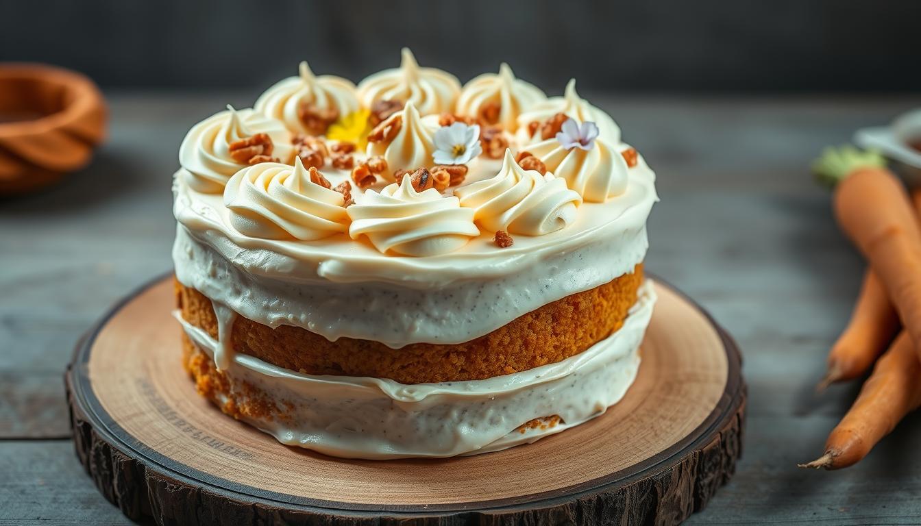 decoración tarta de zanahoria
