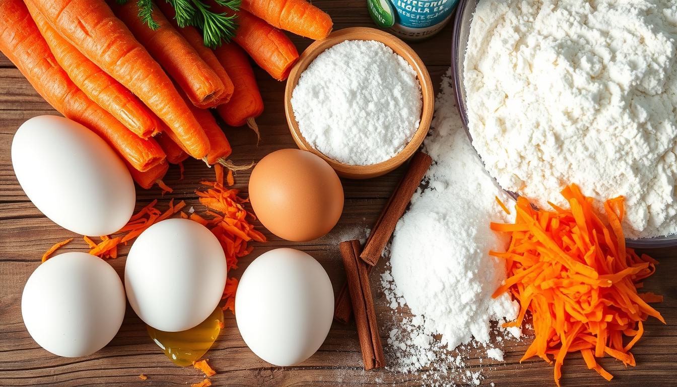 ingredientes tarta de zanahoria