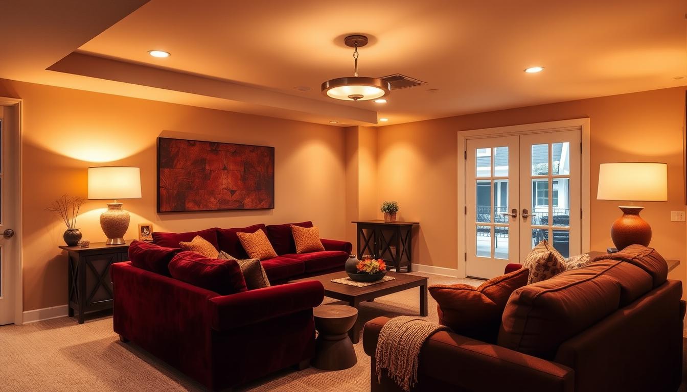basement makeover color schemes