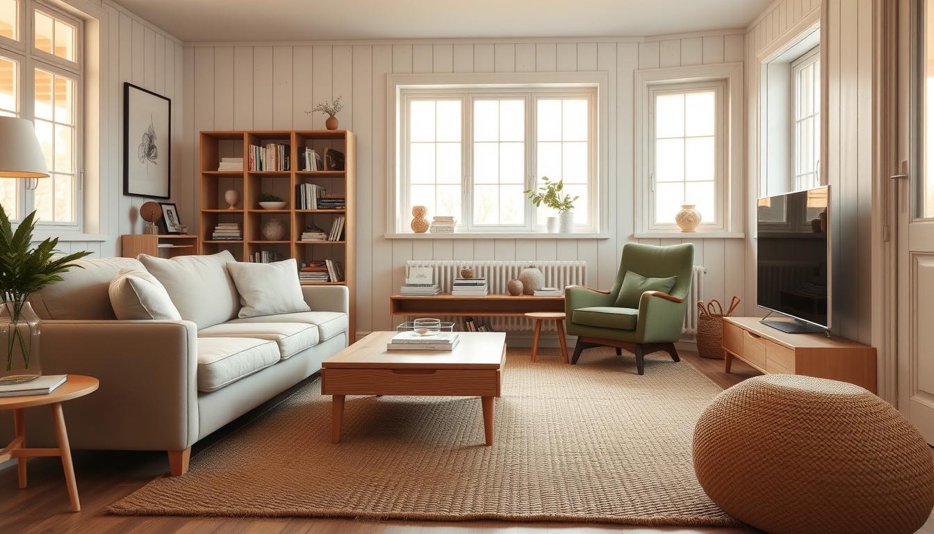 cozy scandinavian living room furniture
