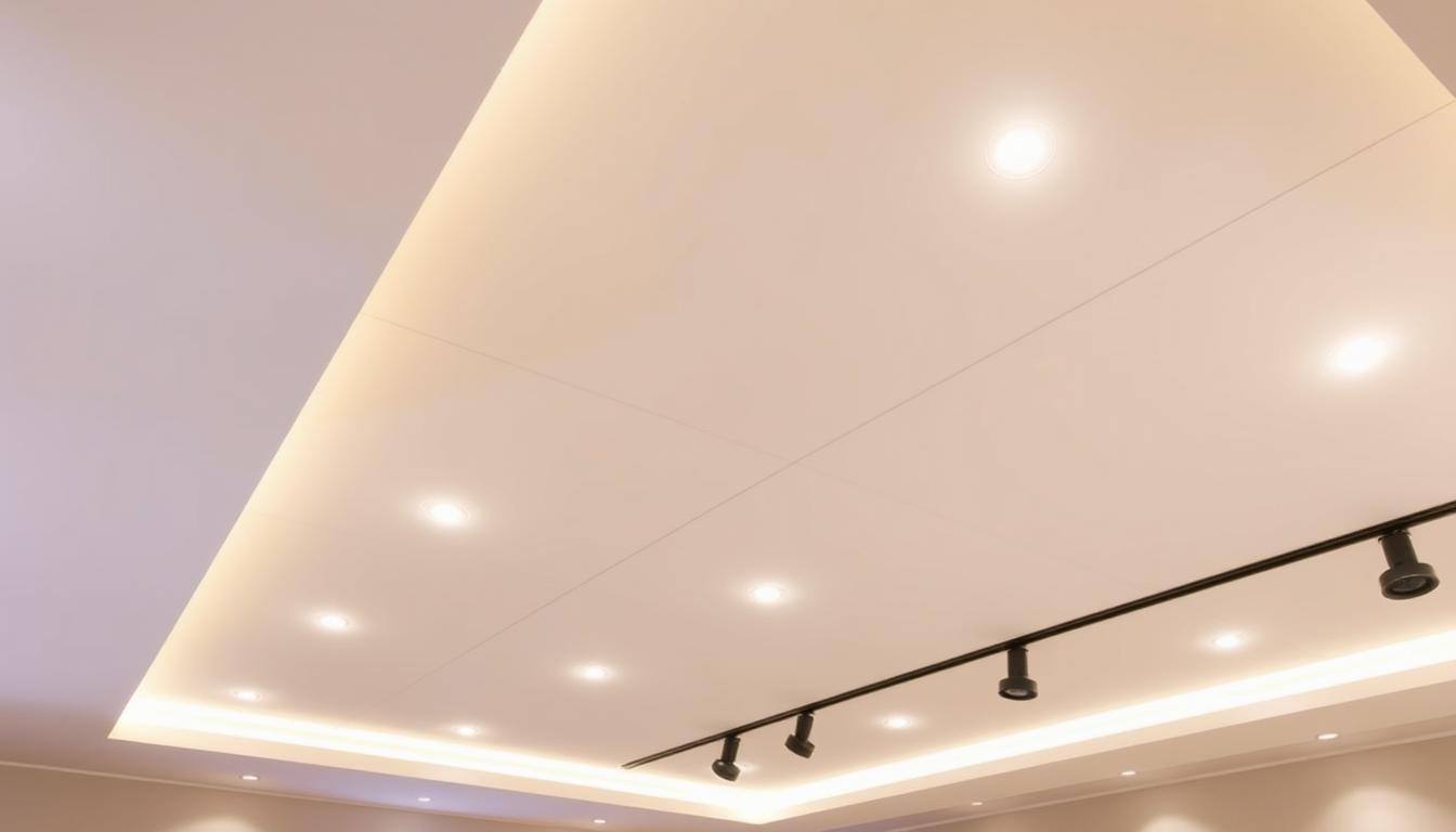 modern basement ceiling solutions lighting