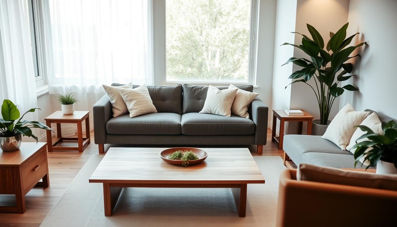serene living room decor