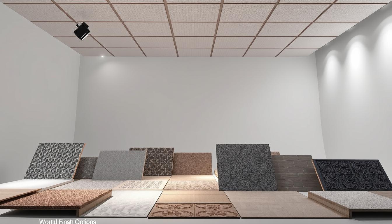 drop ceiling finish options