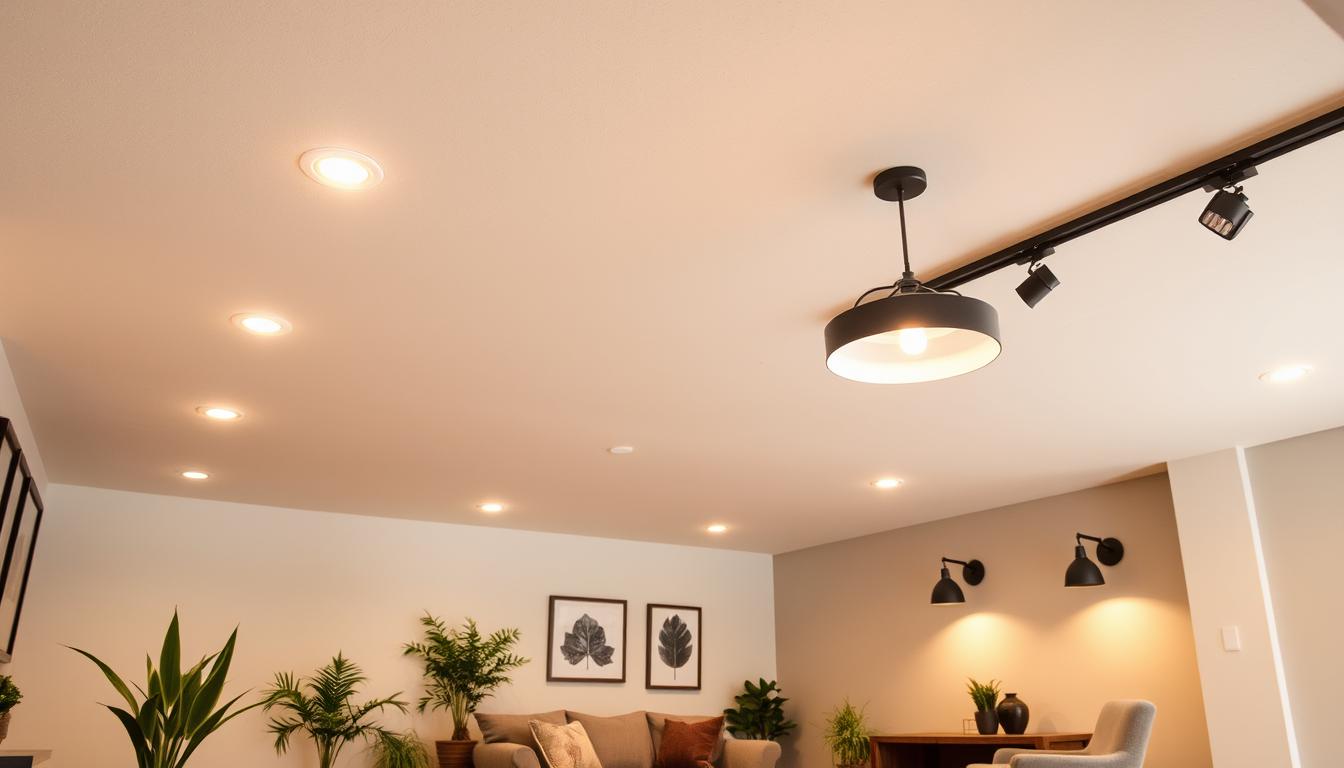 low basement ceiling ideas