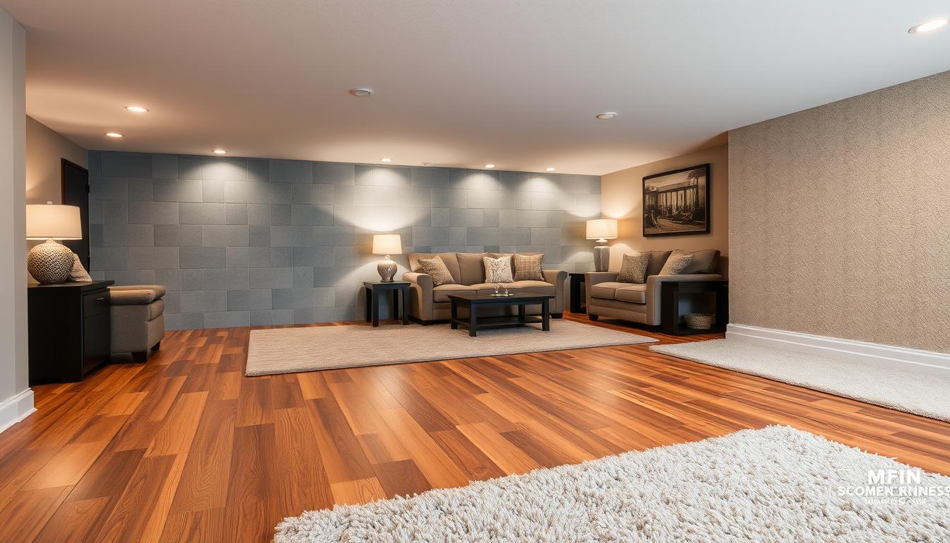 basement family room flooring options