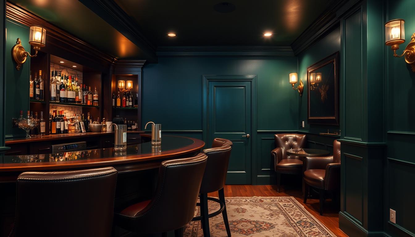 basement bar design color scheme ideas