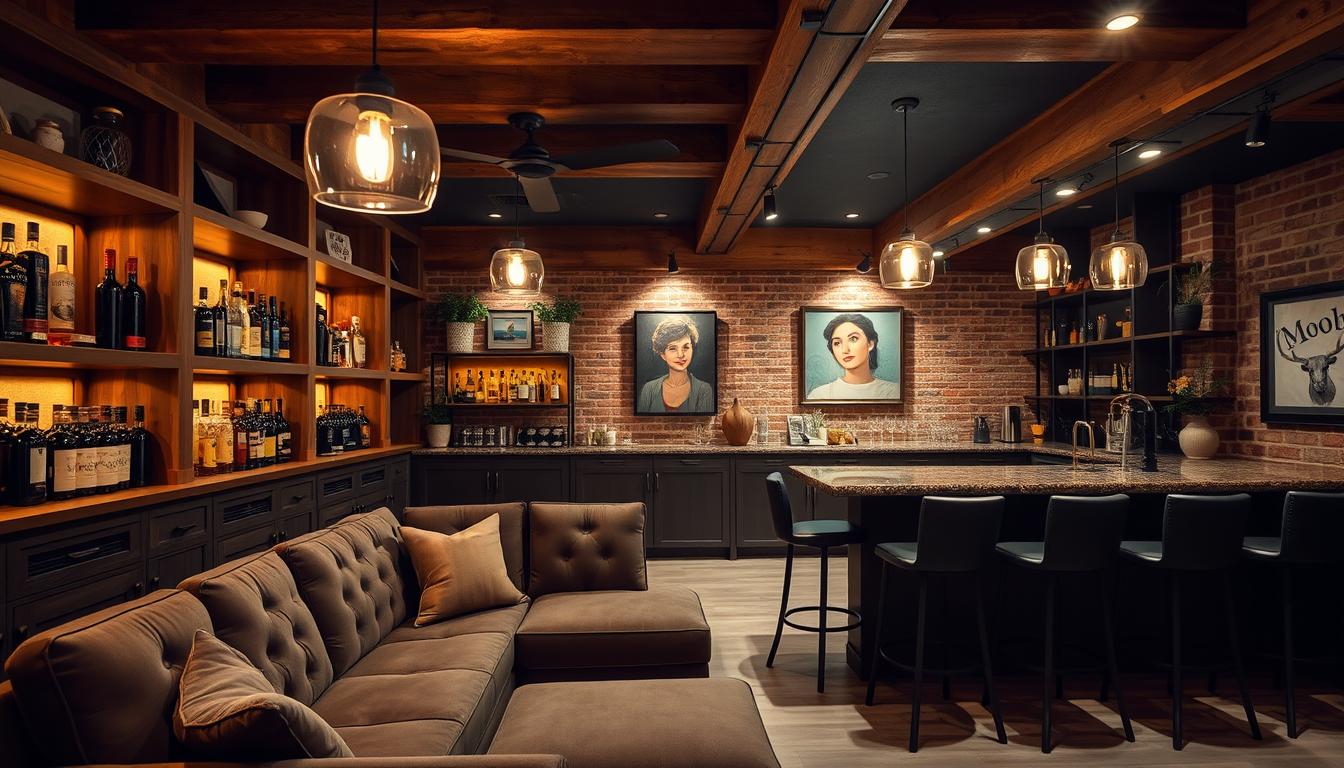 basement bar decor ideas