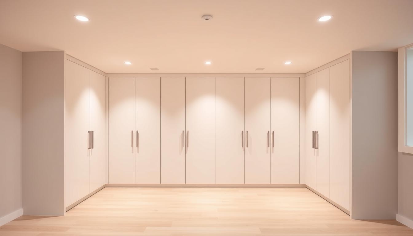 hidden basement storage solutions