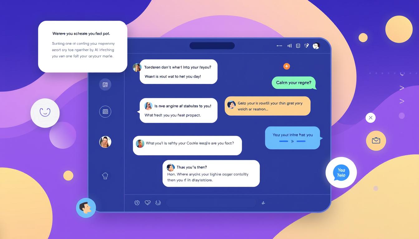 Generate an image of Lyro AI chatbot interface