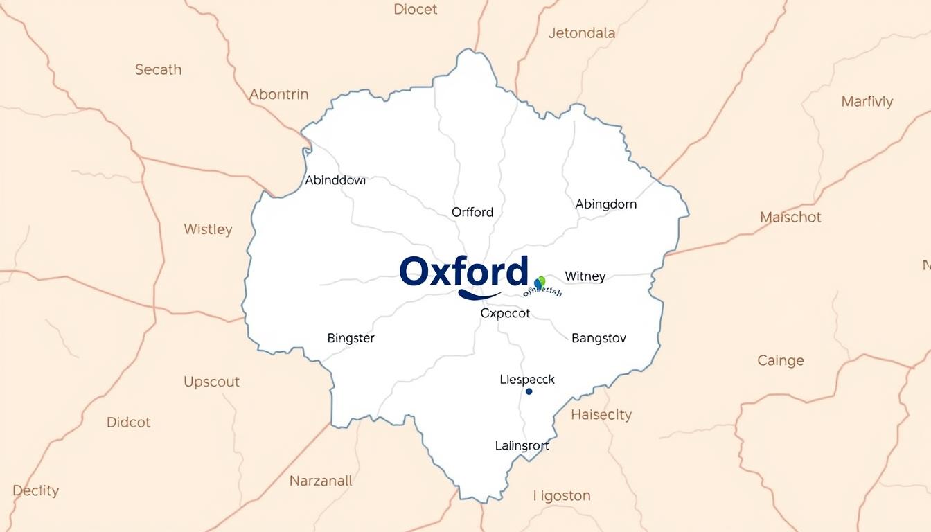 Map showing Oxford Loft Conversion service areas across Oxfordshire