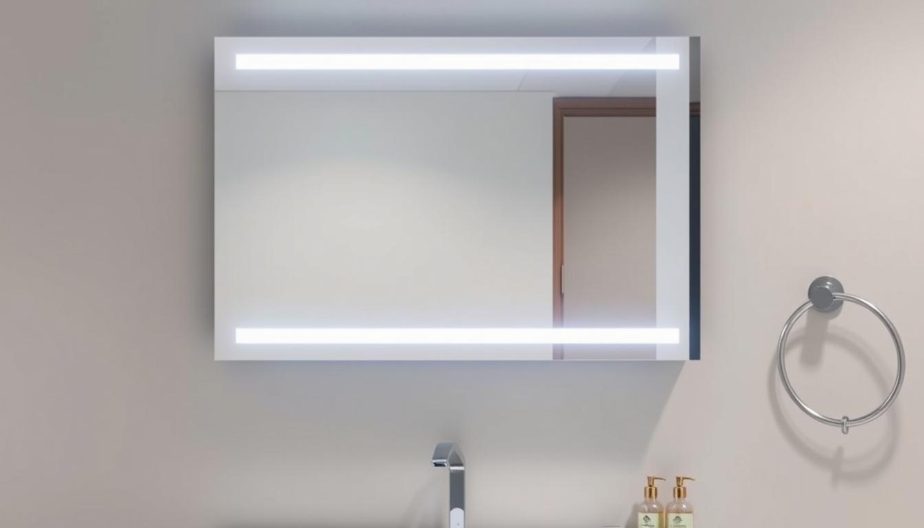LED-Badspiegel mit Zusatzfunktionen