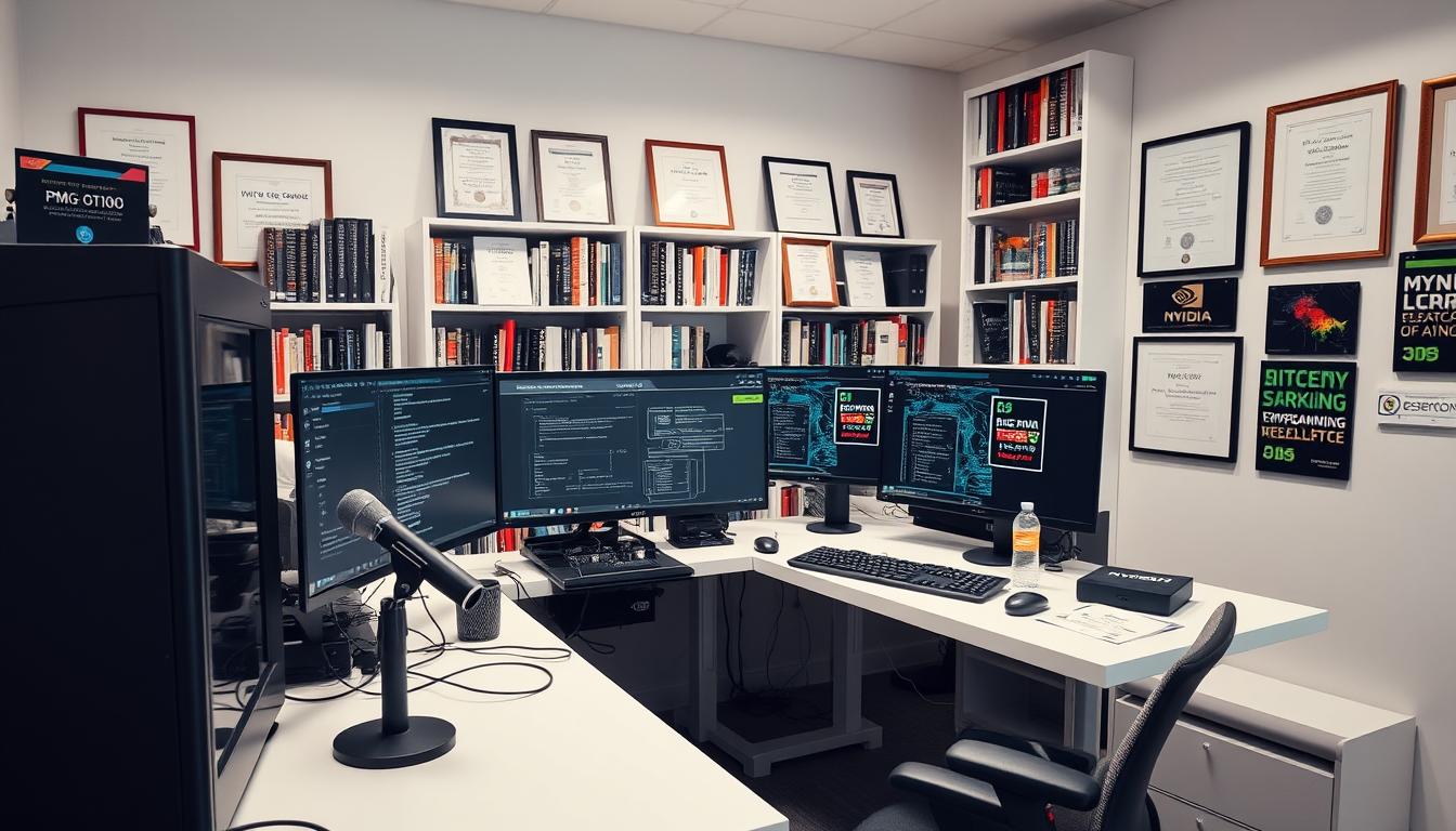 AI training workspace setup
