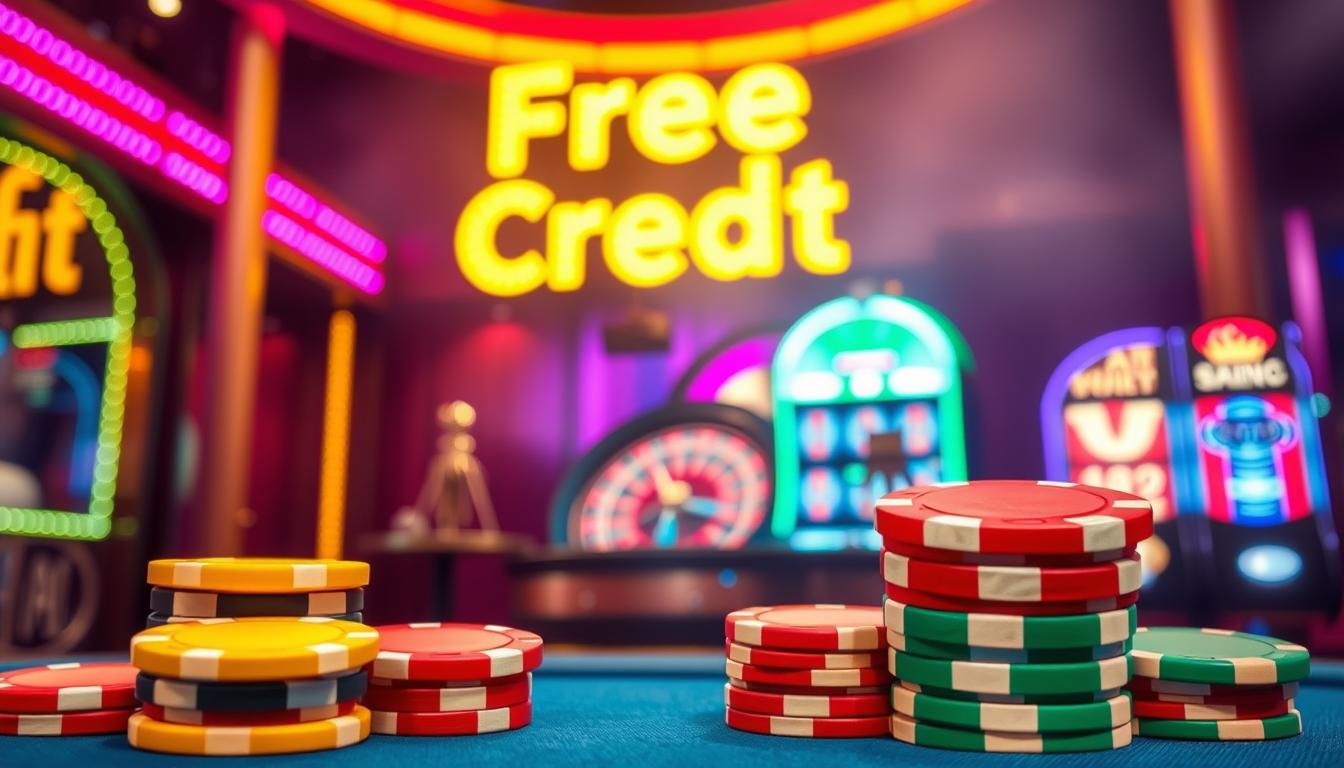 definition of free casino credits