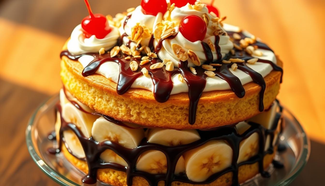 banana split cake