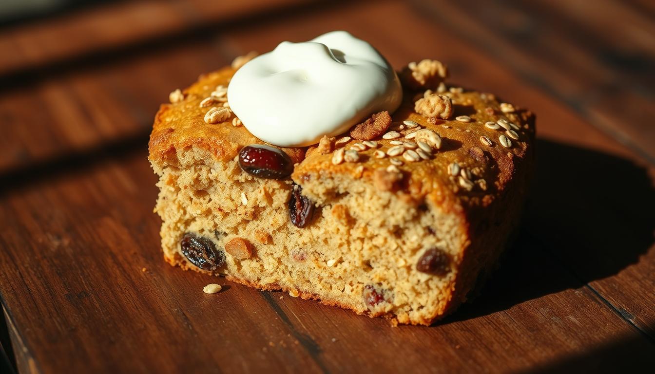 Applesauce Oatmeal Breakfast Cake