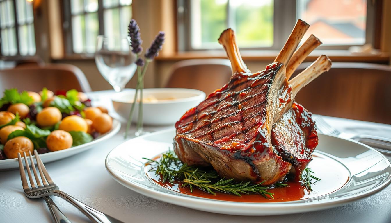 Grilled Rack of Lamb