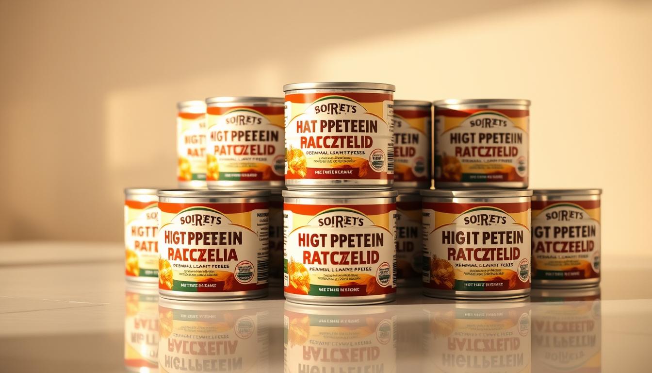 high protein cat food