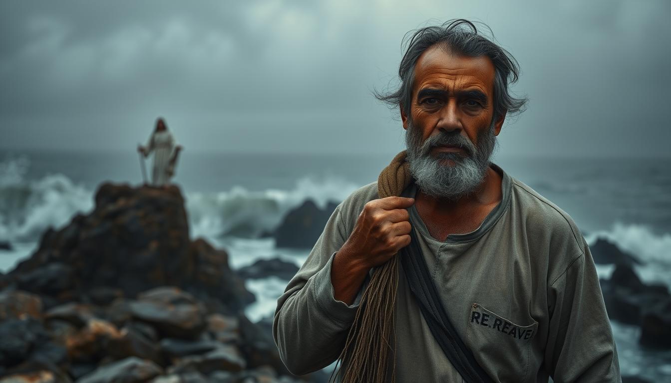 Pedro nega Jesus três vezes e se arrepende