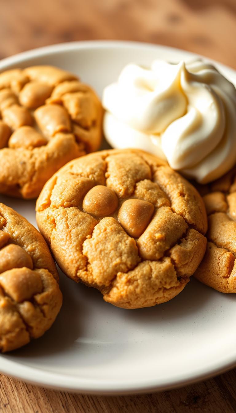 keto peanut butter cookies with cream cheese