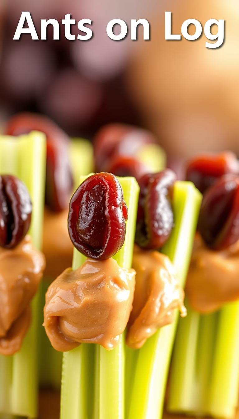 celery peanut butter raisins