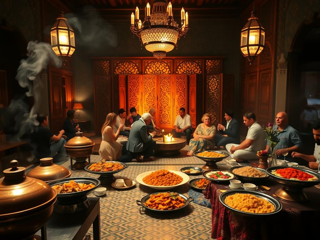 Moroccan wedding cuisine