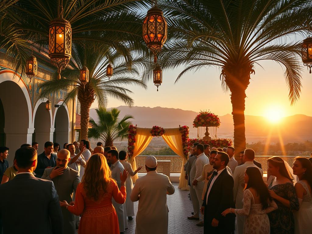 attending a Moroccan wedding