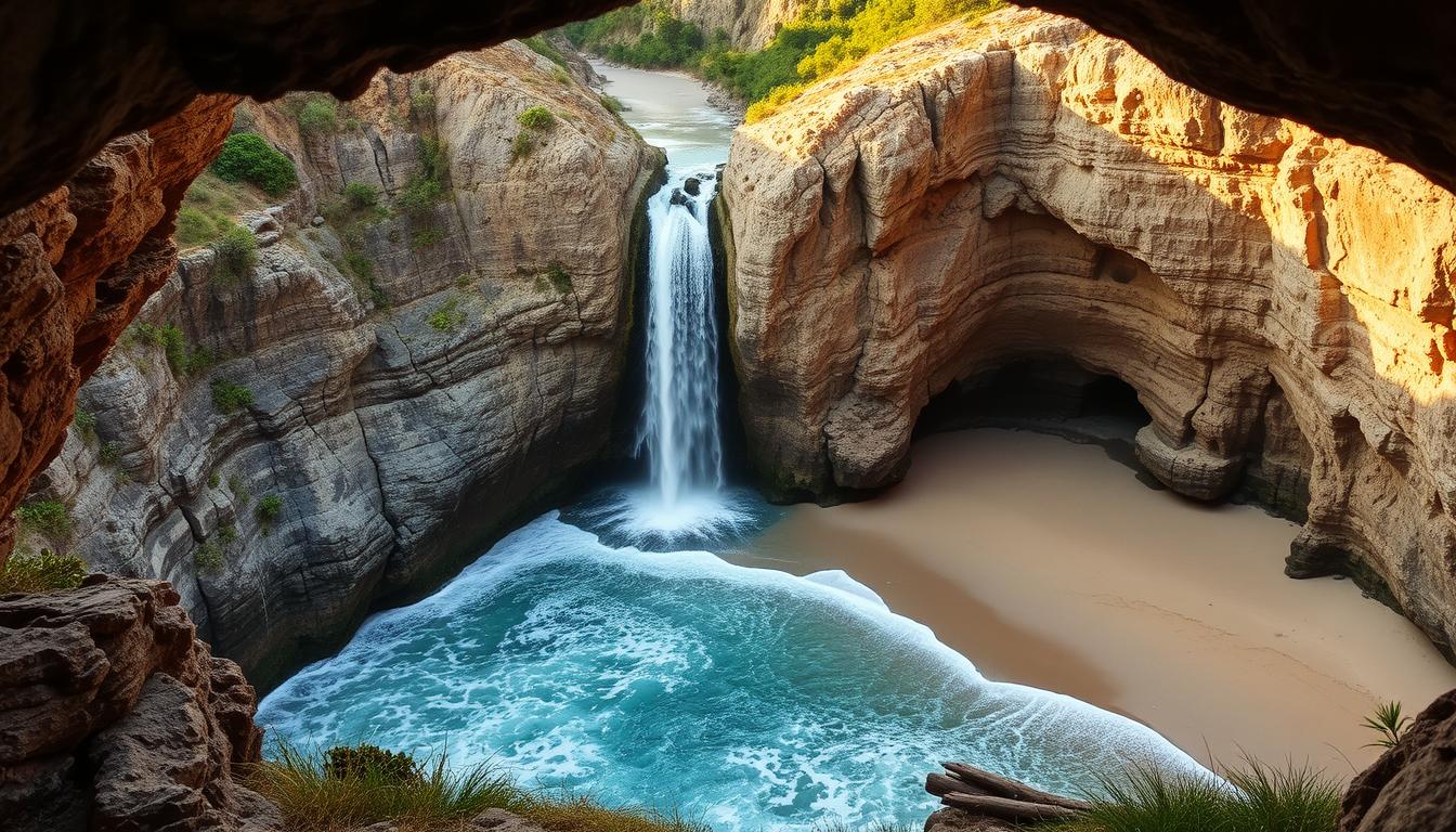Hidden waterfall off Pacific Coast Highway discovered by locals