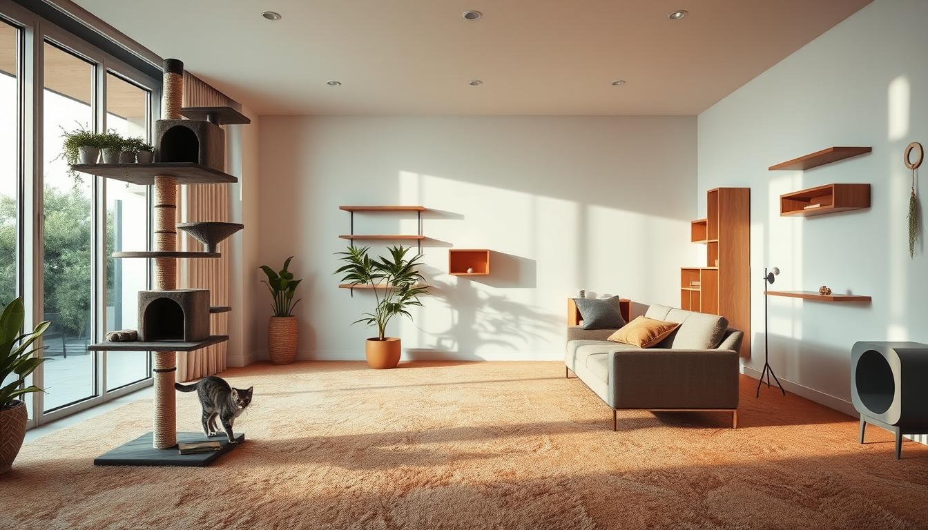 aménagement maison chat bengal