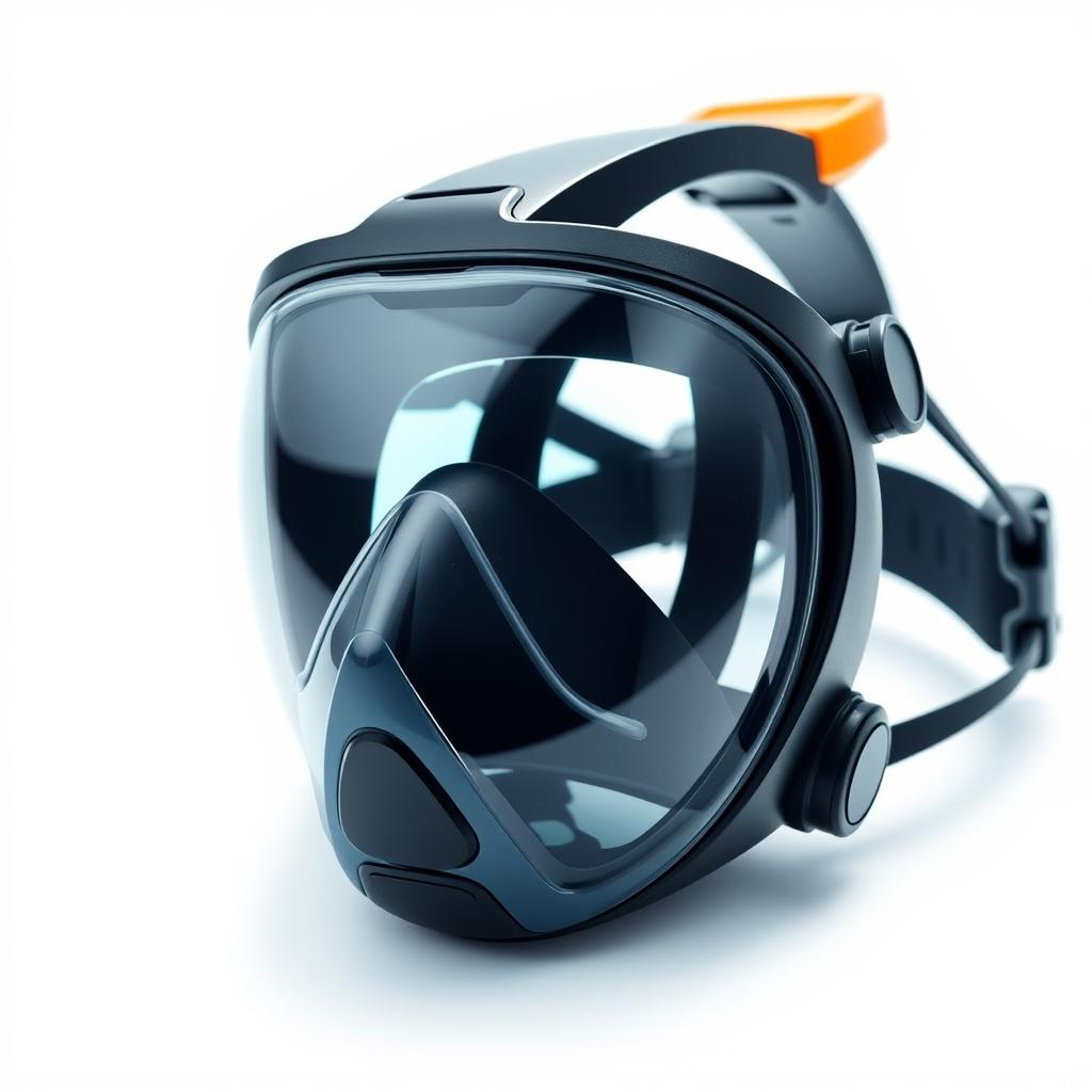 Máscara de snorkel com visão panorâmica para explorar as águas cristalinas da Praia do Sono