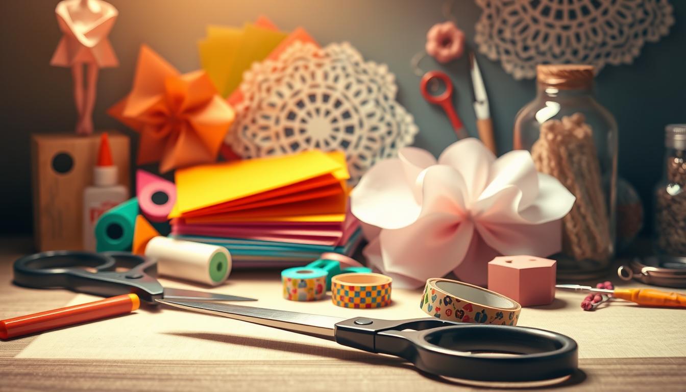 أدوات صنع الدمية الورقية