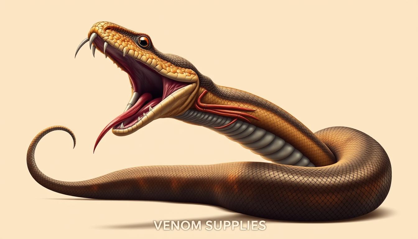 venomous snake anatomy