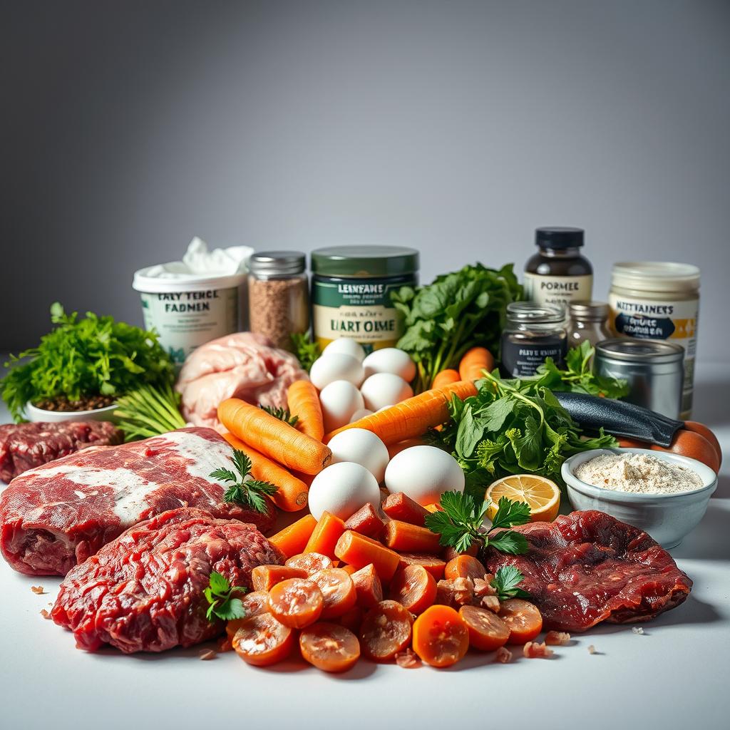 raw dog food ingredients