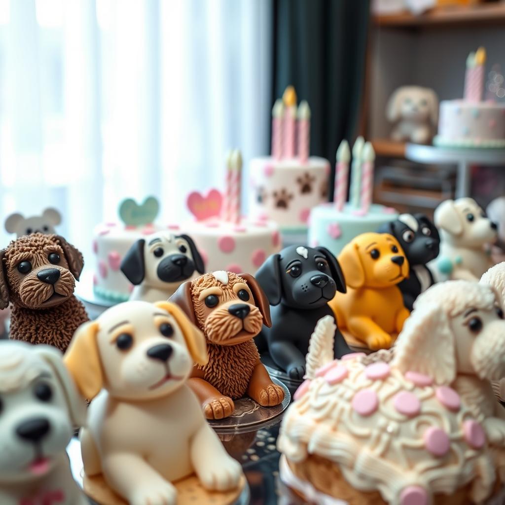 unique dog cakes