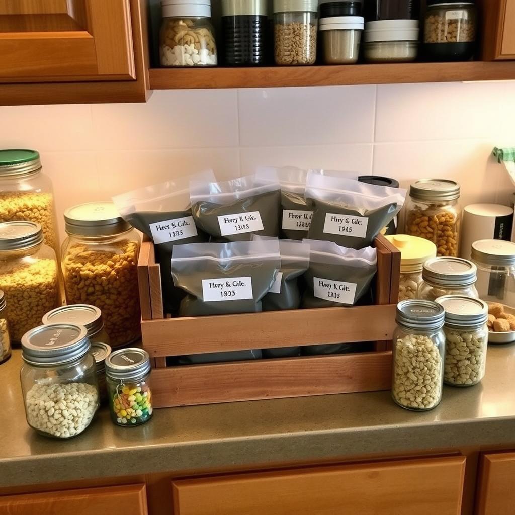 storing homemade dog food