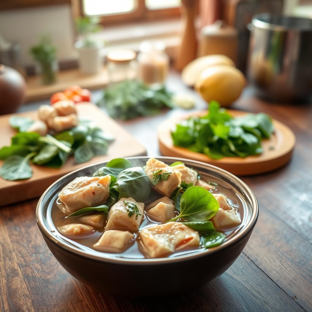 Chicken and spinach puppy food recipe
