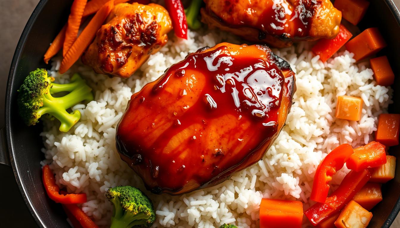One-Pan BBQ Chicken Rice Variations