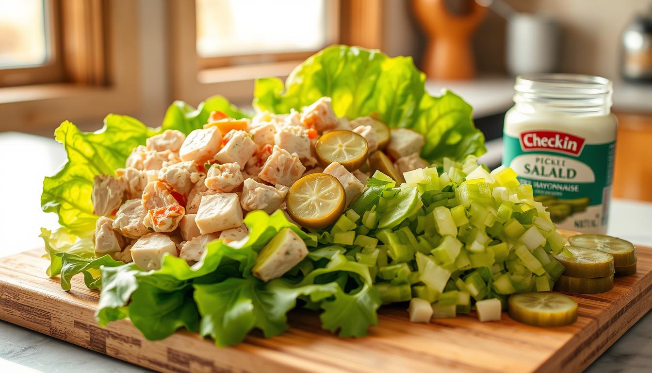 Dill Pickle Chicken Salad Ingredients