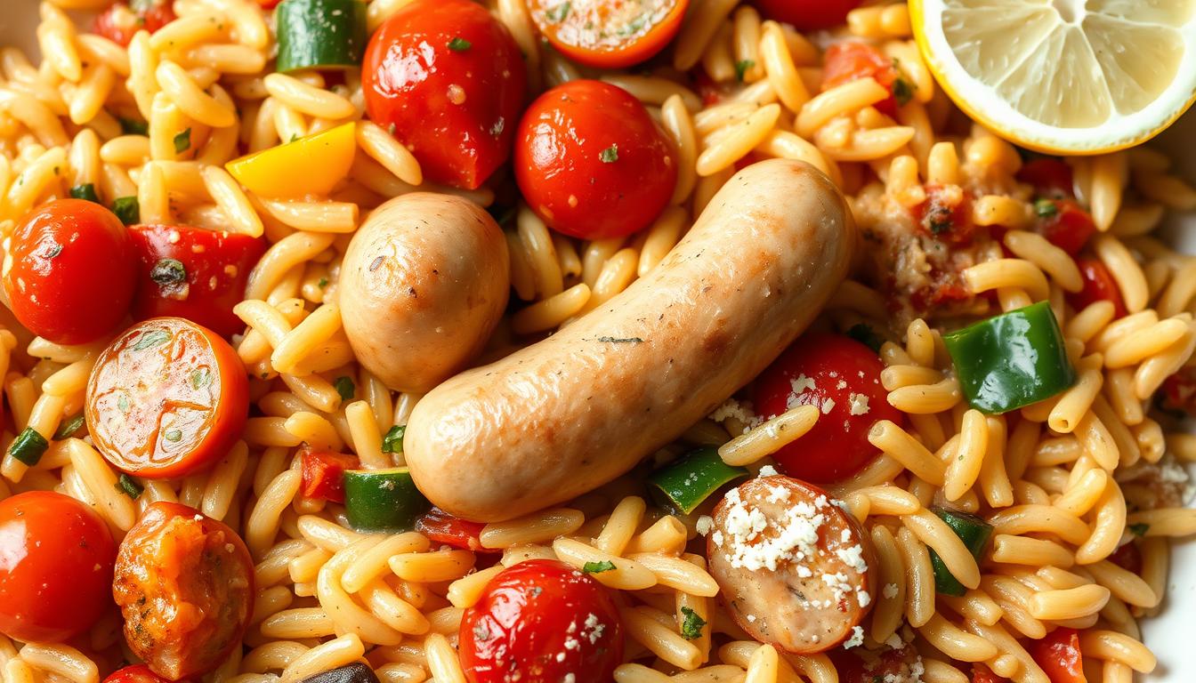 Chicken Sausage Orzo Variations