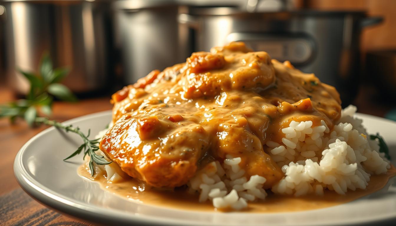 Creamy Smothered Chicken and Rice Nutrition