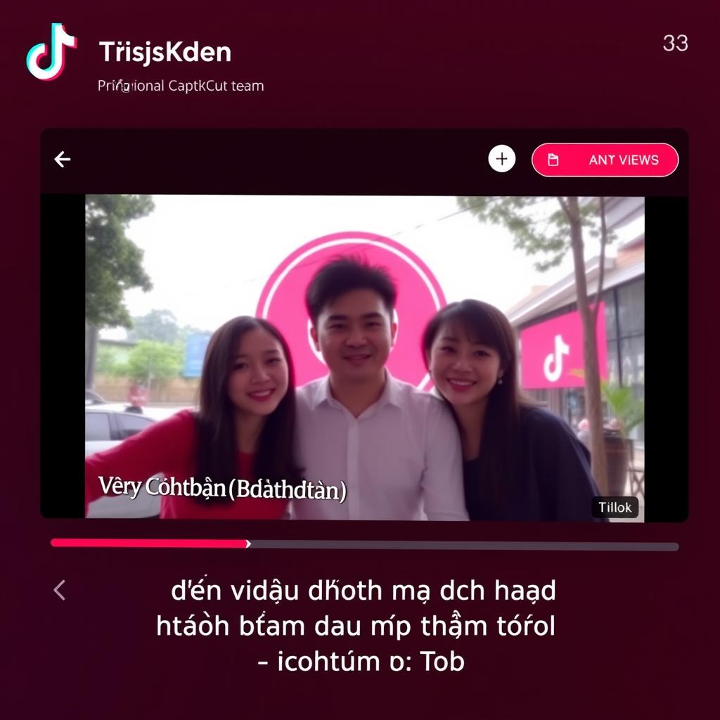 Video TikTok đã được Team Edit CapCut chuyên nghiệp chỉnh sửa