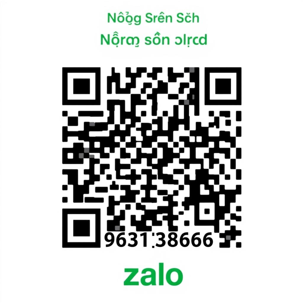 Mã QR Zalo để đặt hàng nông sản sạch dễ dàng