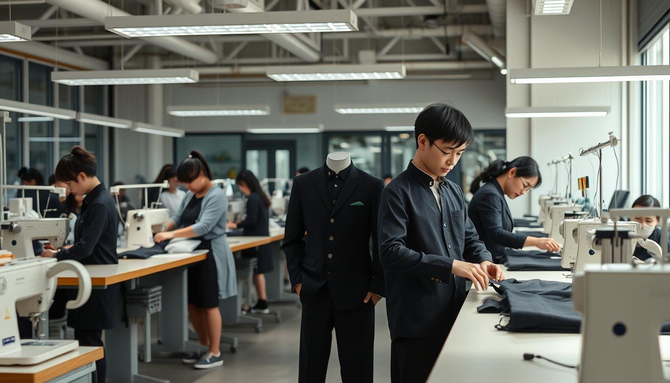 Đồng Phục Công Ty Bền đẹp - Có xuất VAT theo yêu cầu 17 quy trình may đồng phục công sở chuyên nghiệp
