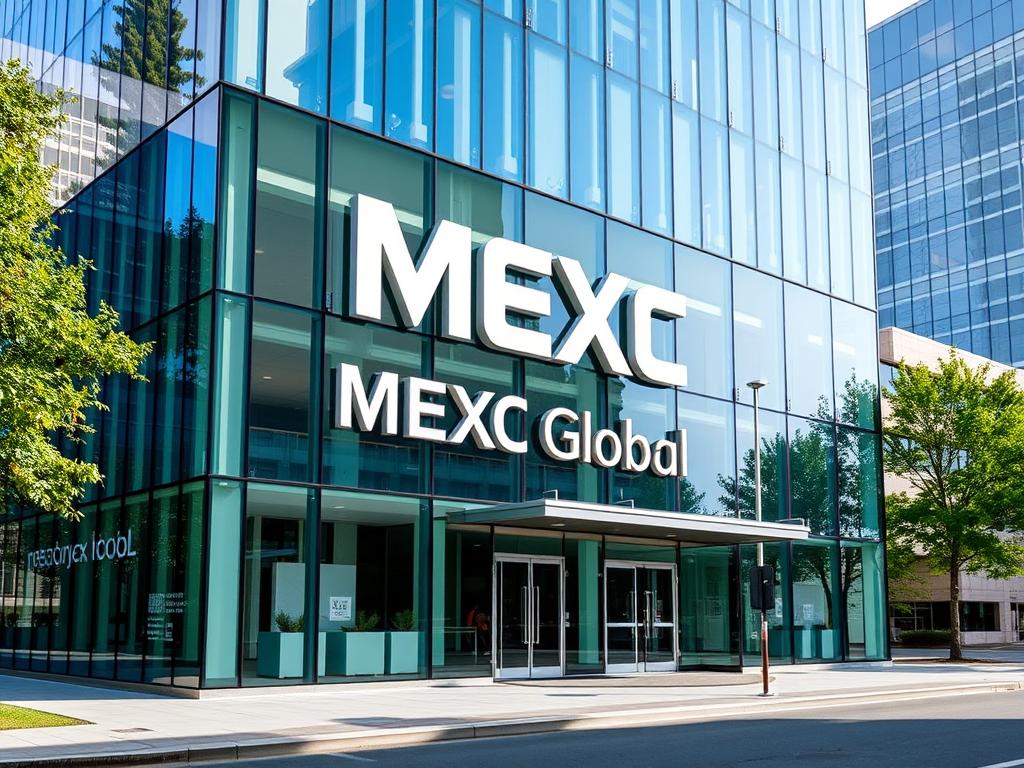 MEXC Global headquarters building with company logo