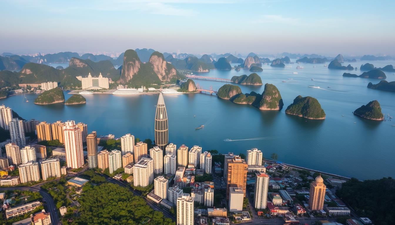 Toàn cảnh thành phố Hạ Long - Bất Động Sản Quảng Ninh