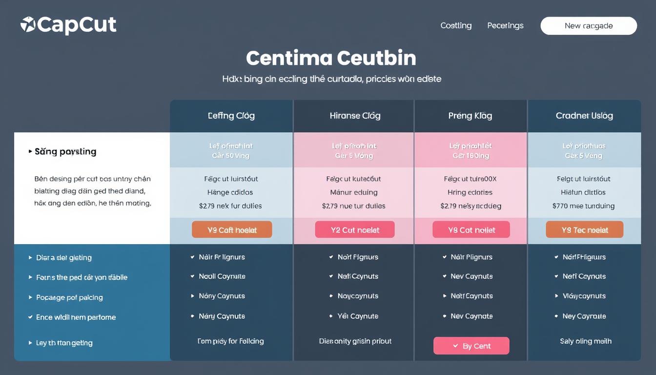 Bảng giá dịch vụ Team Edit CapCut chuyên nghiệp với các gói khác nhau