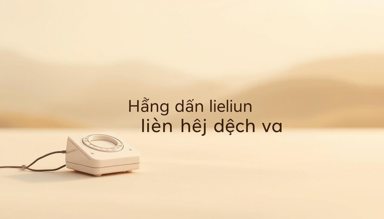hướng dẫn liên hệ dịch vụ