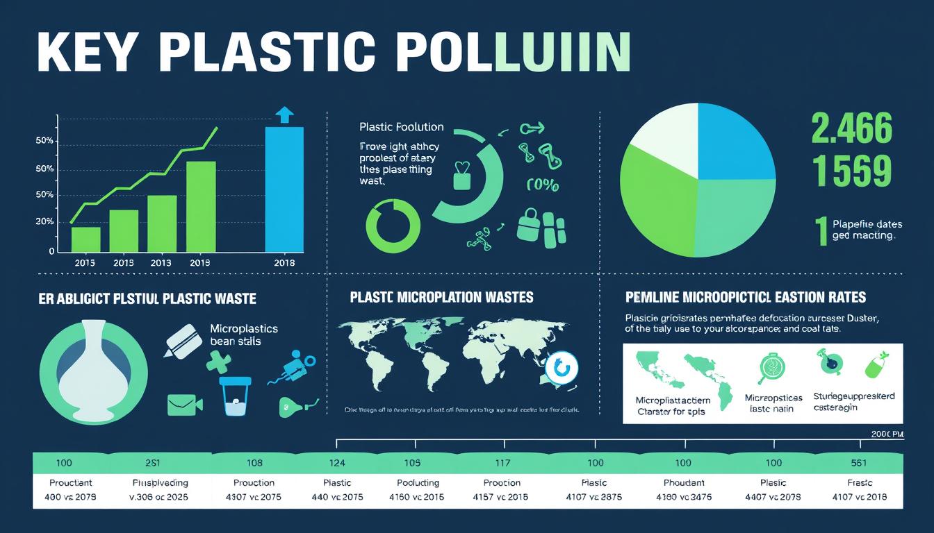 Infographie montrant les statistiques alarmantes sur la pollution plastique pour la Journée mondiale de l'environnement 2025