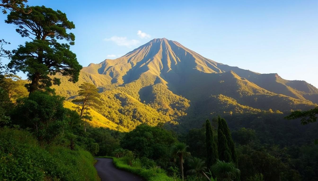 gunung hijau